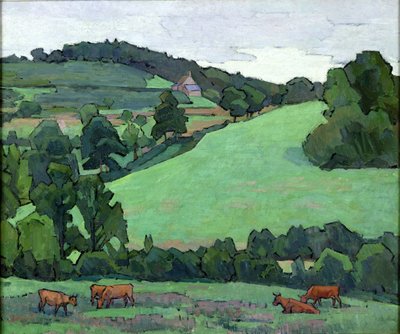 Across Bolham Water by Robert Polhill Bevan